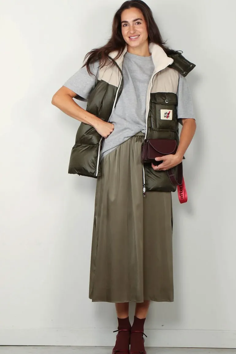 forte_forte Rok - 12892 my skirt - Olive
