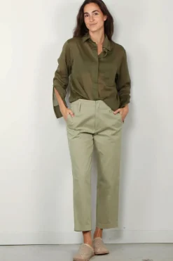 forte_forte Blouse - 9907 my shirt - Olive