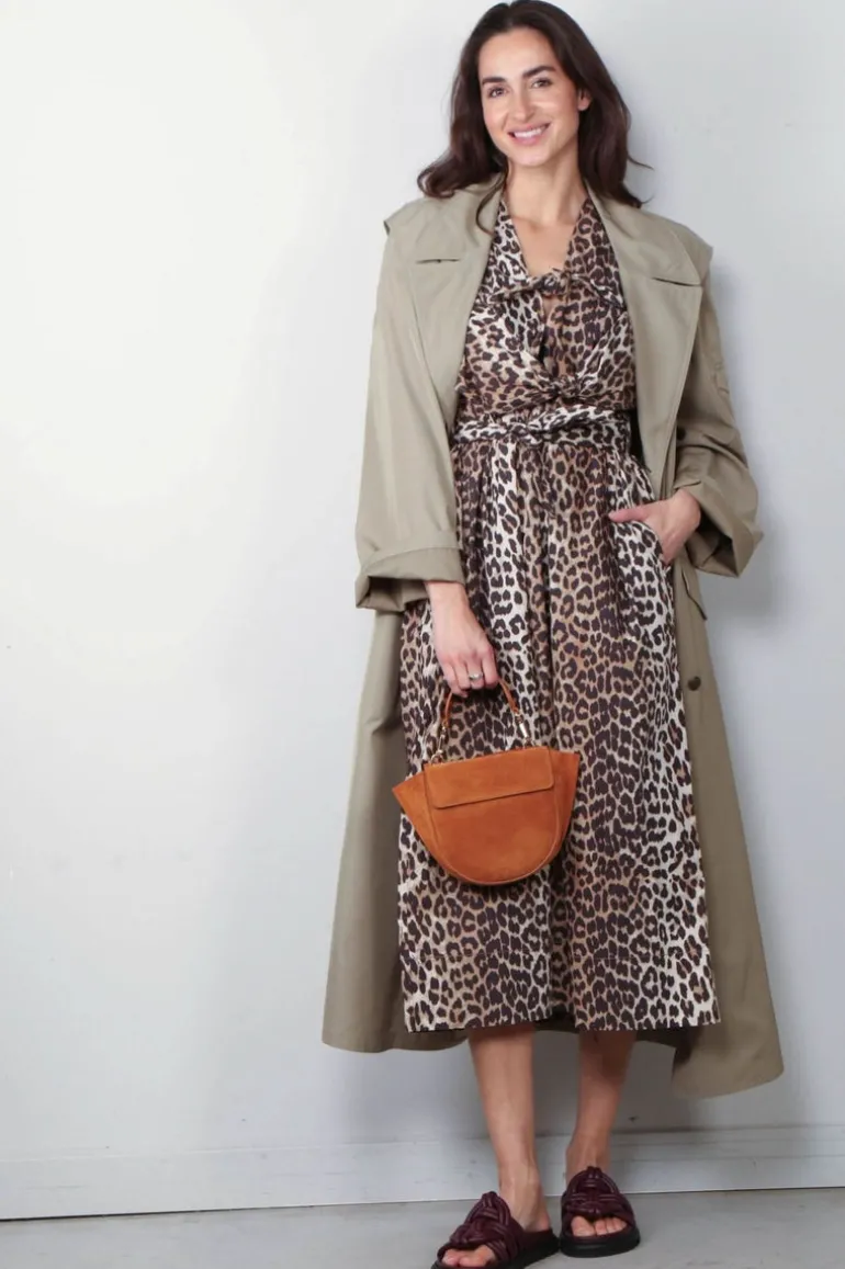 forte_forte Jas - Tech Twill Trench - Olive