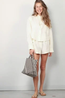 Forte_Forte Shorts - Chic Linen - Orchidea