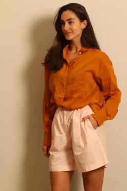 forte_forte shirt - 12404 my shirt - Caramel