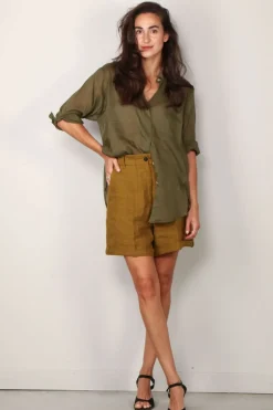 forte_forte Blouse - 9907 my shirt - Olive