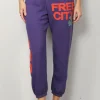 FREE CITY Jogging - Circa '99 OG Letsgo oldschool polyblend fluff - Purlple floor