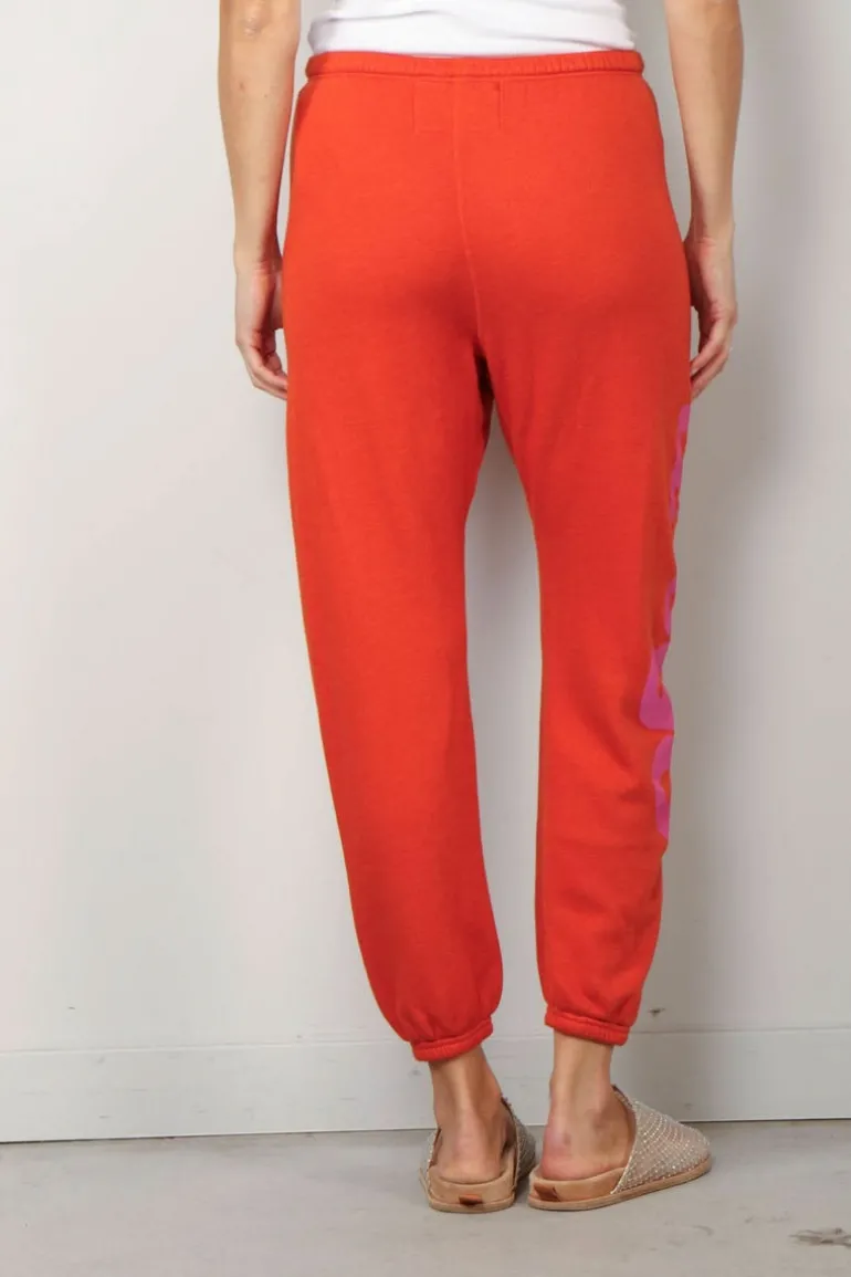 FREE CITY Jogging - Circa '99 OG Letsgo oldschool polyblend fluff - Orange machine
