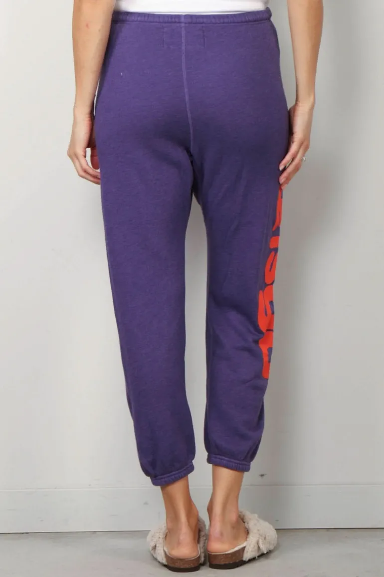 FREE CITY Jogging - Circa '99 OG Letsgo oldschool polyblend fluff - Purlple floor