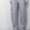 Ganni Broek - Heavy Terry Curved - Paloma Melange