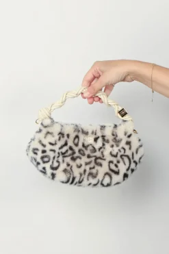 Ganni Tas - Bou Bag Mini Fur Print - Leopard