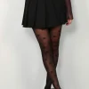 Ganni Rok - Light Twill Pleated Mini Skirt - Black