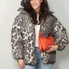 Ganni Jas - Leo Puffers Midi Jacket - Almond milk