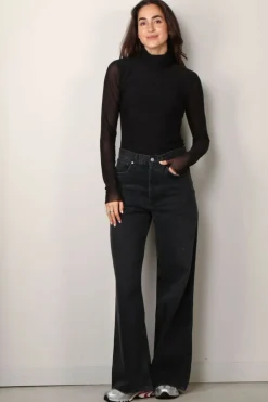 Ganni trui - T3815 Long Sleeve Rollneck - Black