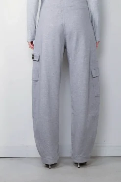 Ganni Broek - Heavy Terry Curved - Paloma Melange