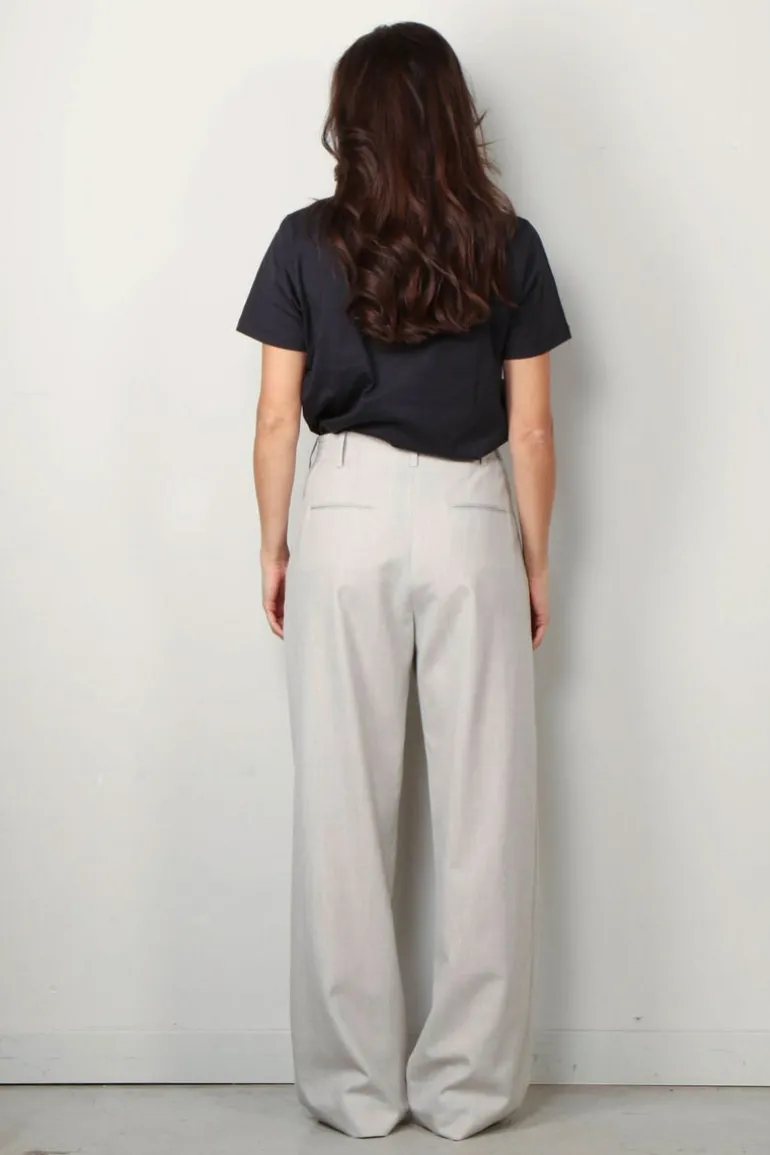 Ganni T-shirt - Basic Jersey Moonlight Relaxed T-shirt - Phantom