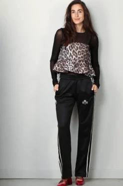 Ganni Top - 3D Jacquard top - Leopard