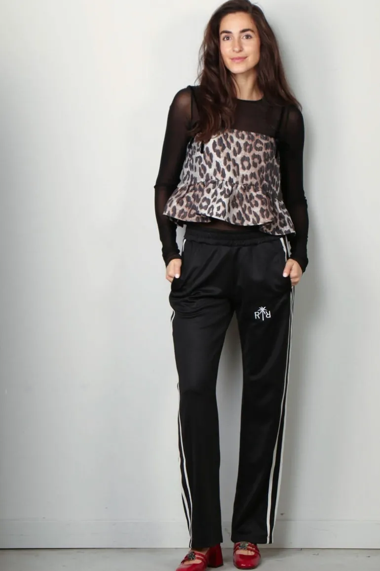 Ganni Top - 3D Jacquard top - Leopard