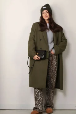 Ganni Jeans - Print Denim Izey  -  Leopard