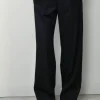 Golden Goose Broek - Jogging Pants Compact Garbardine Wool - Dark Blue