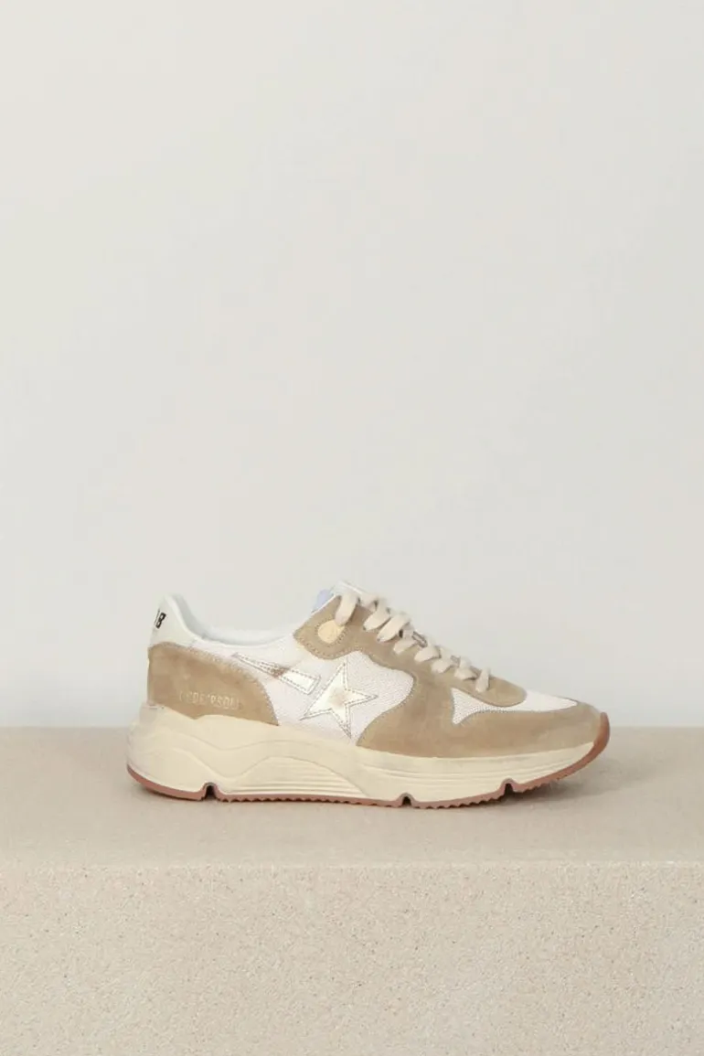 Golden Goose Sneakers - Running Sole - Beige Gold