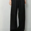 Golden Goose pantalon - Pant Wide Leg Gabardine - Black