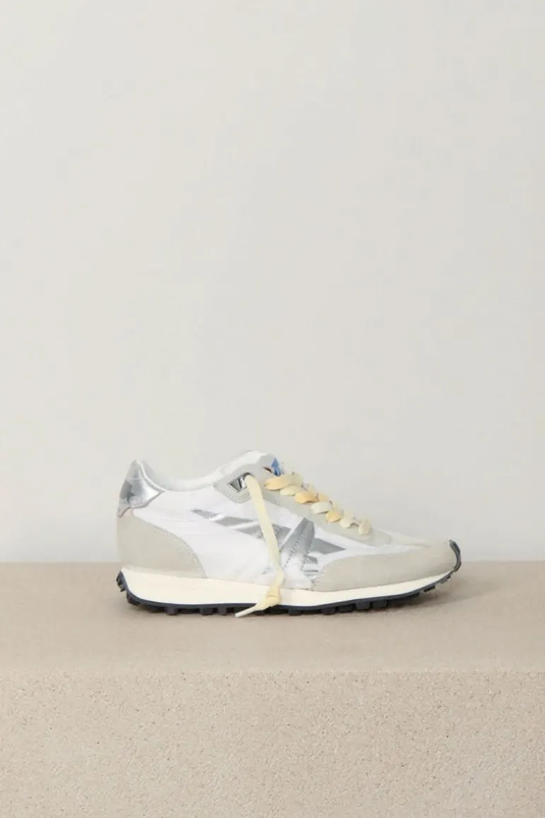 Golden Goose Sneakers - Running Marathon - White / Grey / Silver