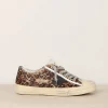 Golden Goose sneakers - V Star - Beige Brown Leo/Black