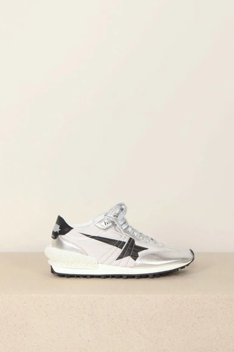 Golden Goose Sneakers - Marathon Sneakers - Silver/Black