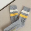 Golden Goose Sokken - Socks High Rib - Melange Grey / Maize / Heritage White