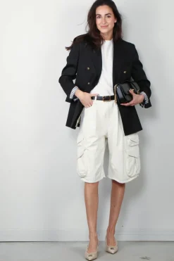 Golden Goose blazer - Double Breasted Blazer Gabardine - Black