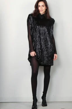 Golden Goose Jurk - Sleeveless Tee Dress - Black