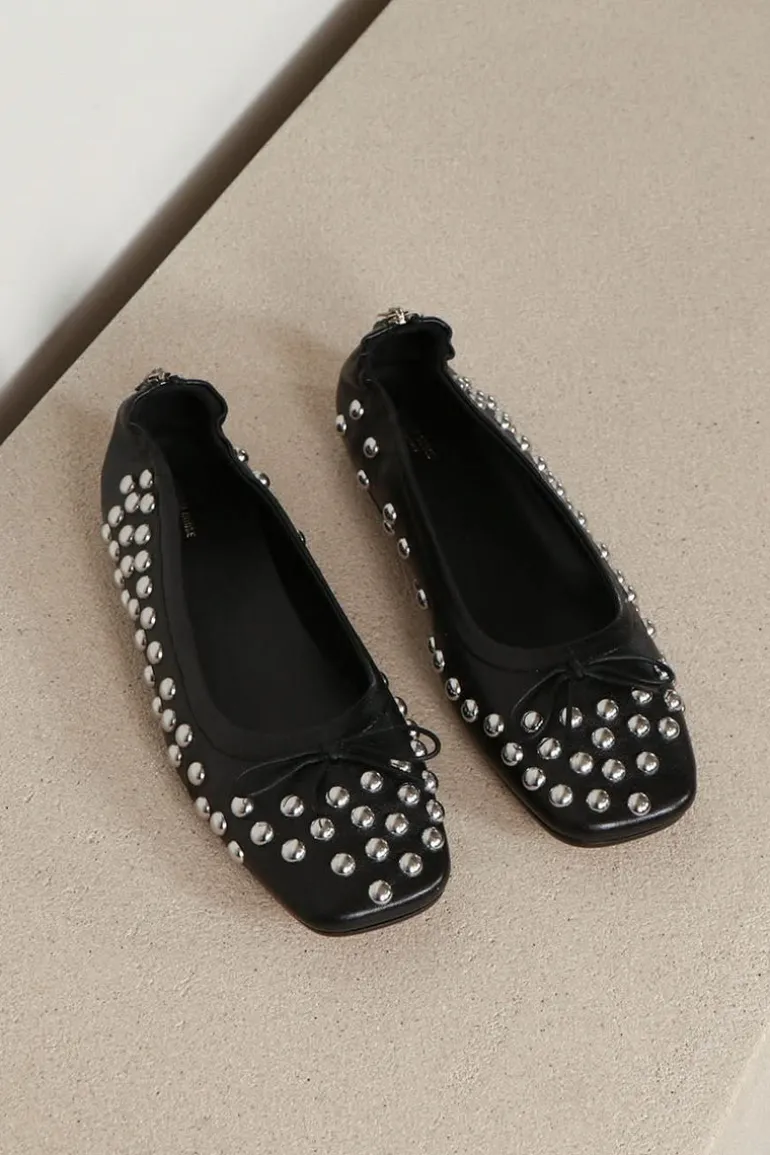 Golden Goose Ballerina's - Amy - Black / Silver