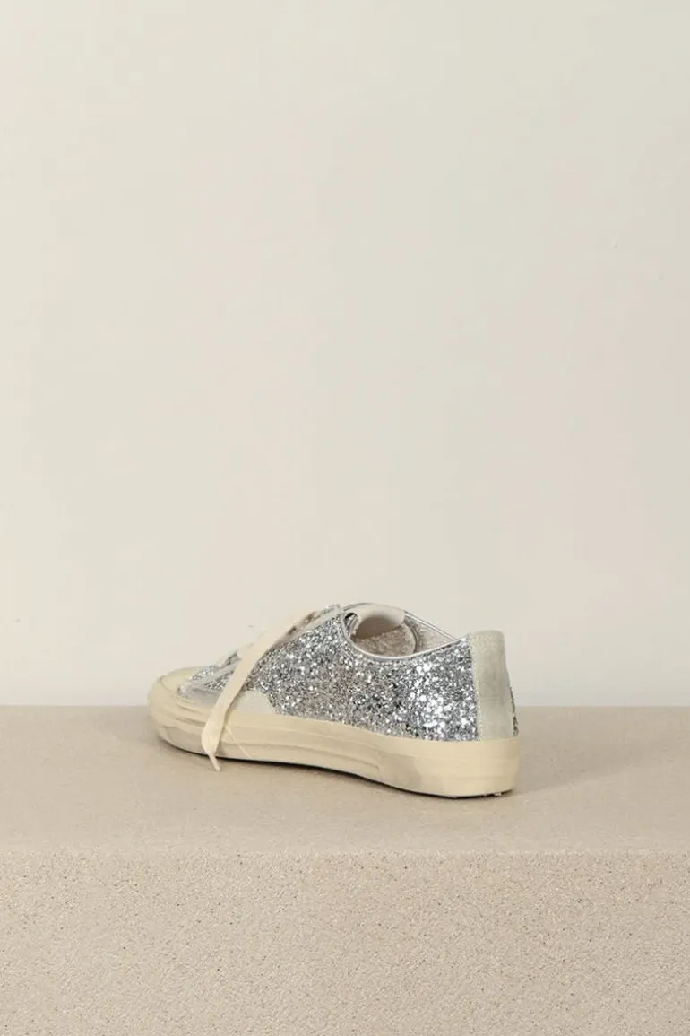 Golden Goose Sneakers - V-Star 2 Glitter - Silver / Ice