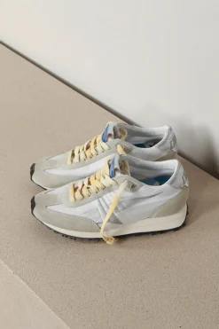 Golden Goose Sneakers - Running Marathon - White / Grey / Silver