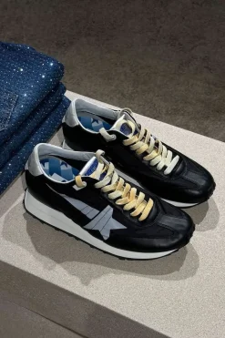 Golden Goose Sneakers - Marathon Sneakers - Black/White
