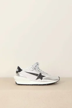 Golden Goose Sneakers - Marathon Sneakers - Silver/Black