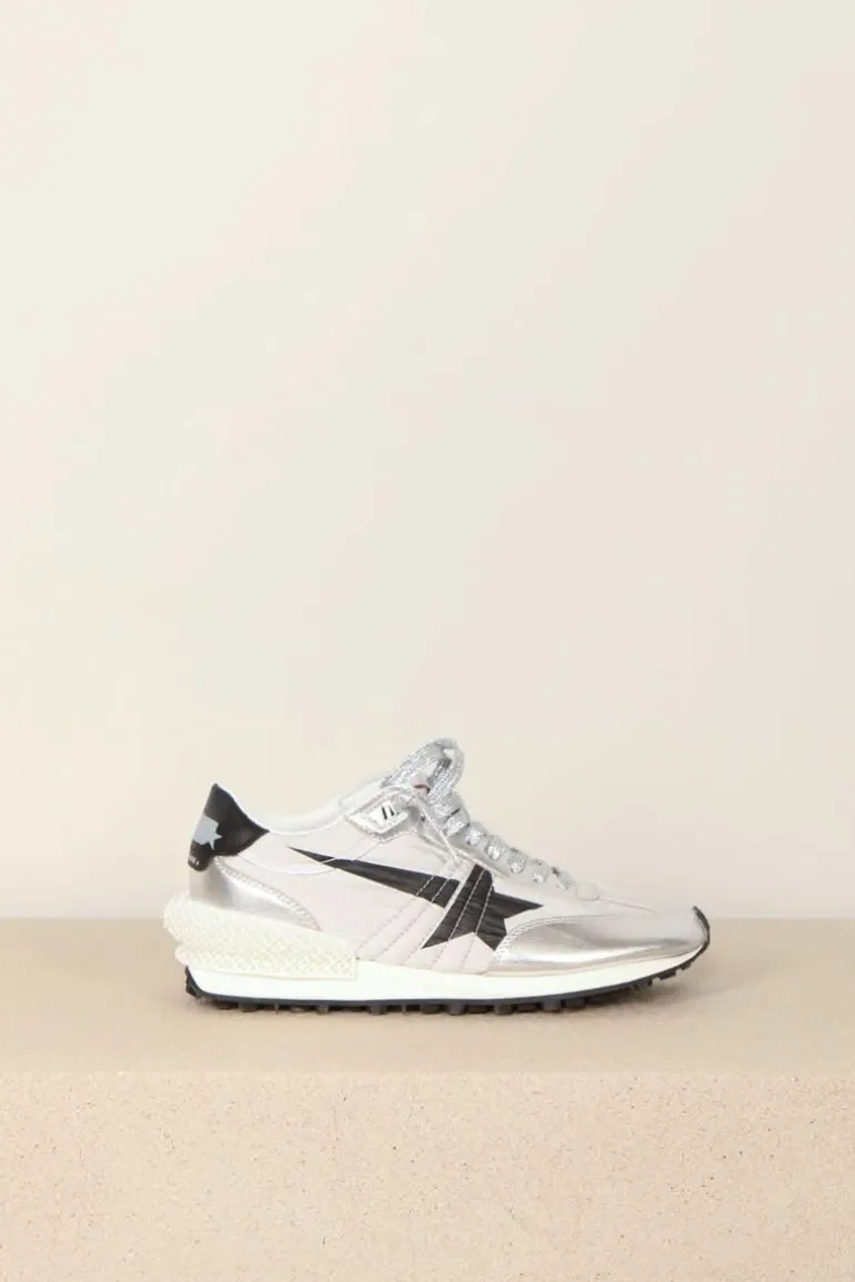 Golden Goose Sneakers - Marathon Sneakers - Silver/Black