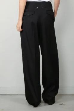 Golden Goose pantalon - Pant Wide Leg Gabardine - Black