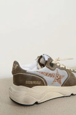 Golden Goose Sneakers- Running Sole - White / Red / Beige / Ice