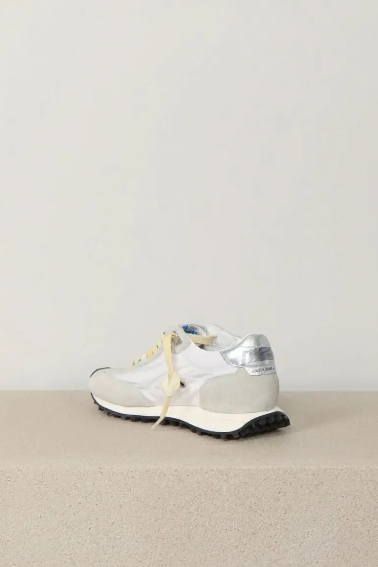Golden Goose Sneakers - Running Marathon - White / Grey / Silver