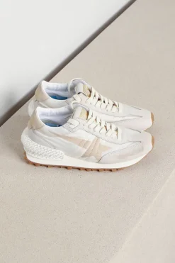 Golden Goose Sneakers - Running Marathon - Beige / Light Grey