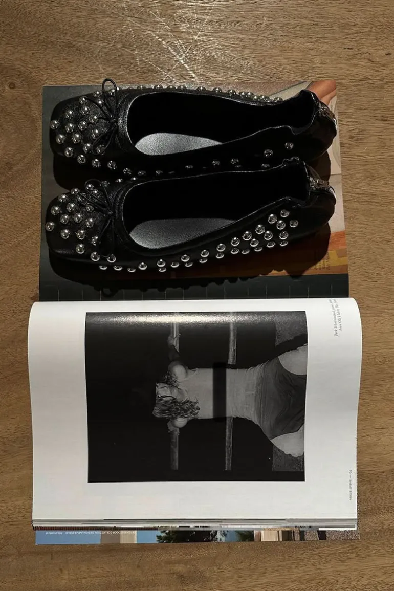 Golden Goose Ballerina's - Amy - Black / Silver