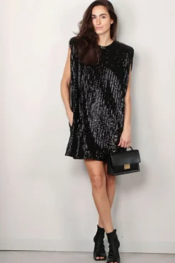 Golden Goose Jurk - Sleeveless Tee Dress - Black