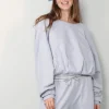 Halfboy Sweater - Oblo Fleece - Light Grey Melange
