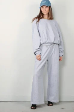 Halfboy Sweater - Oblo Fleece - Light Grey Melange