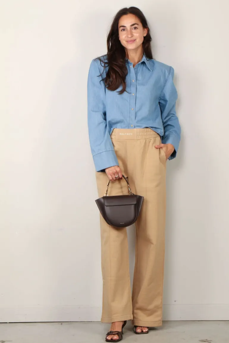 Halfboy Blouse - Power shirt - Medium blue denim