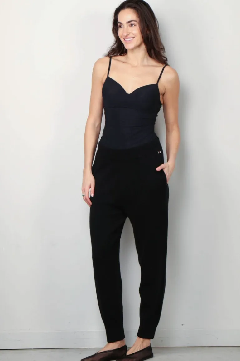 Hanro top - Allure Padded Bra - black