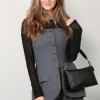 Herskind Top - Jacqui - Light Grey Pinstripe