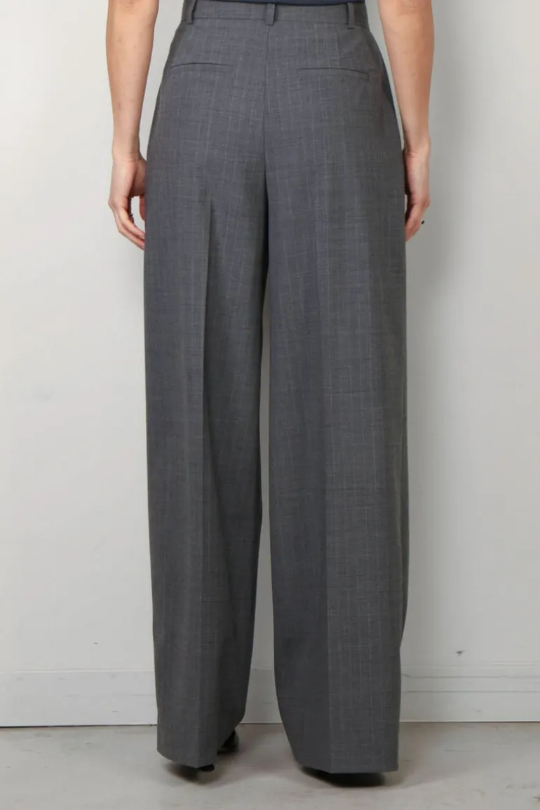 Herskind Broek - Kelly - Light Grey Pinstripe