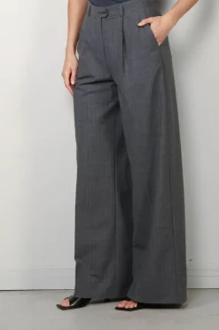 Herskind Broek - Kelly - Light Grey Pinstripe