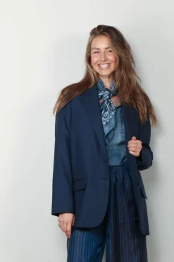Indress Blazer - Renoncule - Steel Blue
