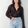 Indress Blouse - Jacinthe - Burgundy Black