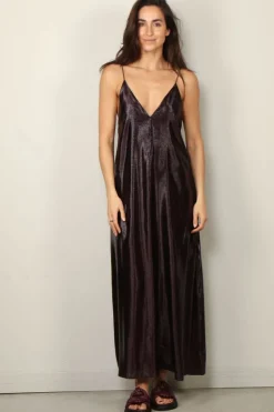 Indress Jurk - Dahlia - Burgundy Black
